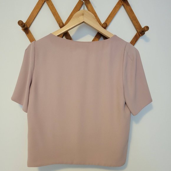 Aritzia Babaton Randy Blouse in dusty rose - Picture 5 of 5